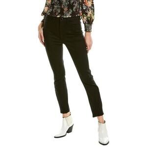7 For All Mankind Womens Jen7 Black High-Waist Ankle Skinny Jean, Black